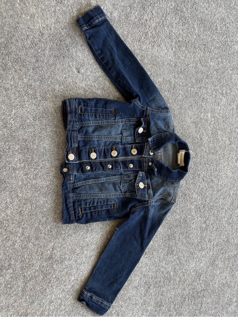 Dark Blue Kids Denim Jacket